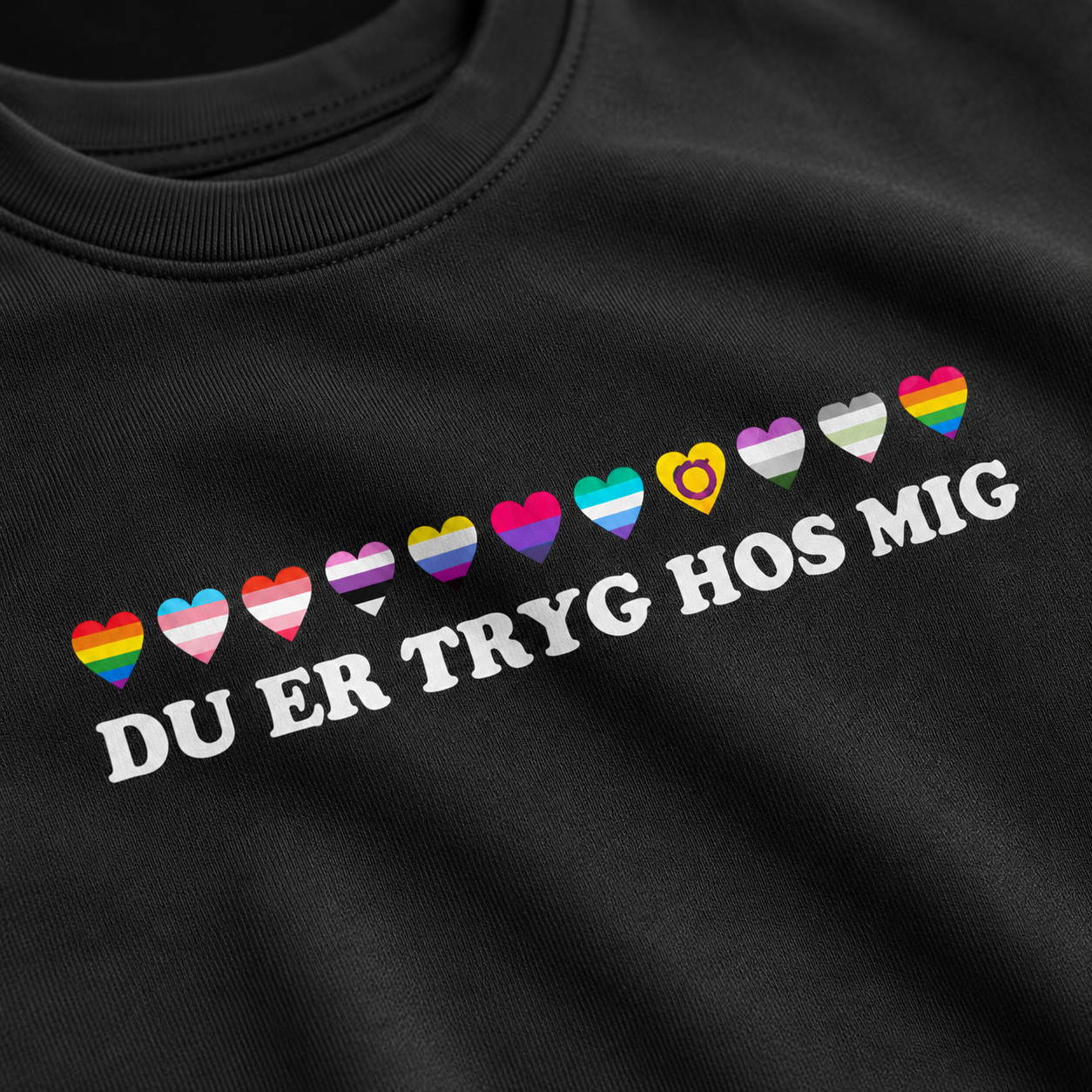 PRACTS Ligestilling, Menneskerettigheder & Du er Tryg Hos Mig T-shirt